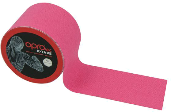 

Кинезиологический тейп OPROtec Kinesiology Tape 5 cм x 5 м Розовый (TEC57543)