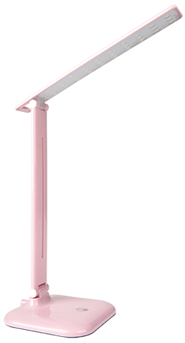 Акція на Настольная лампа Feron DE1725 9W 6400K Pink (2000242317964) від Rozetka UA