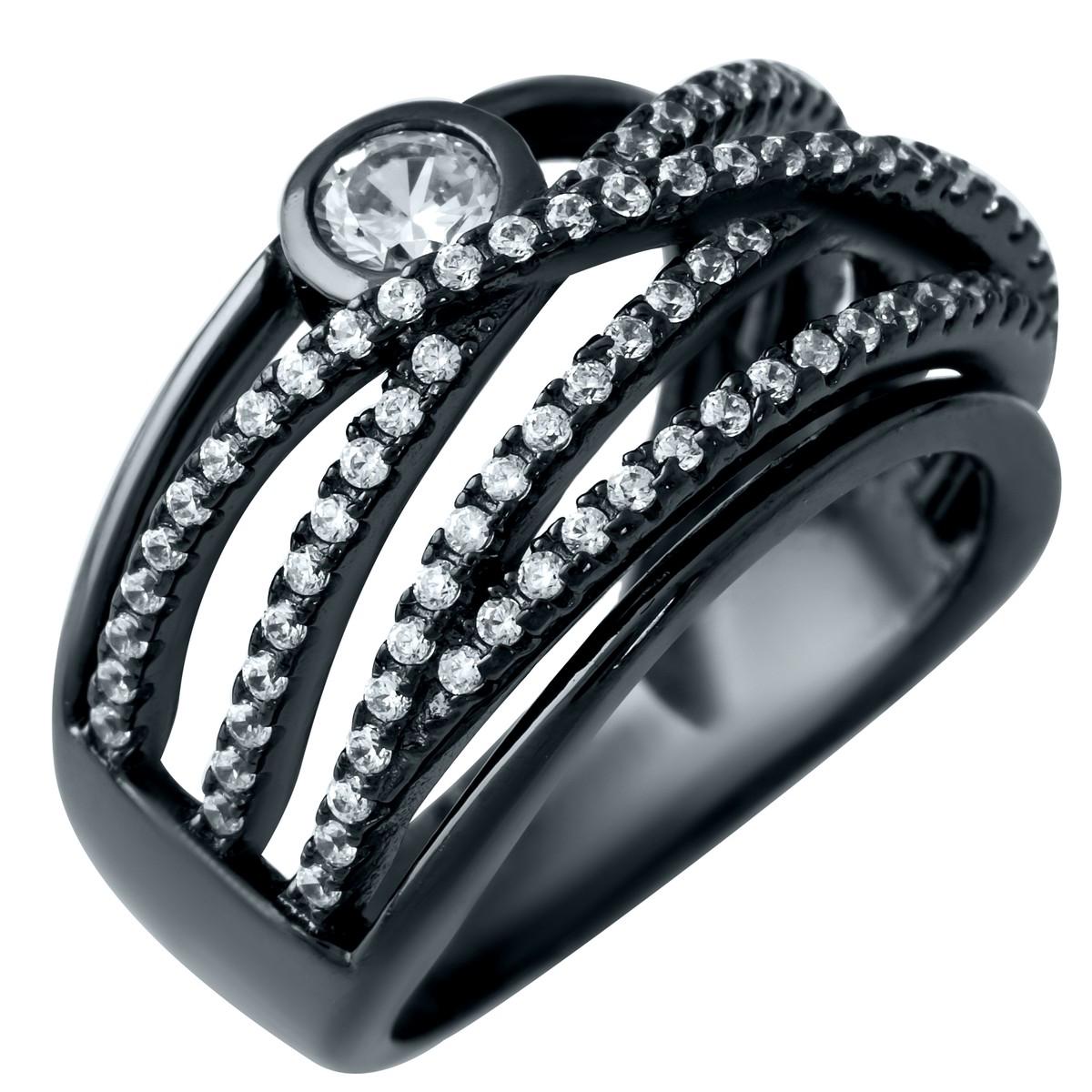 

Серебряное кольцо SilverAlex с фианитами 17 размер
