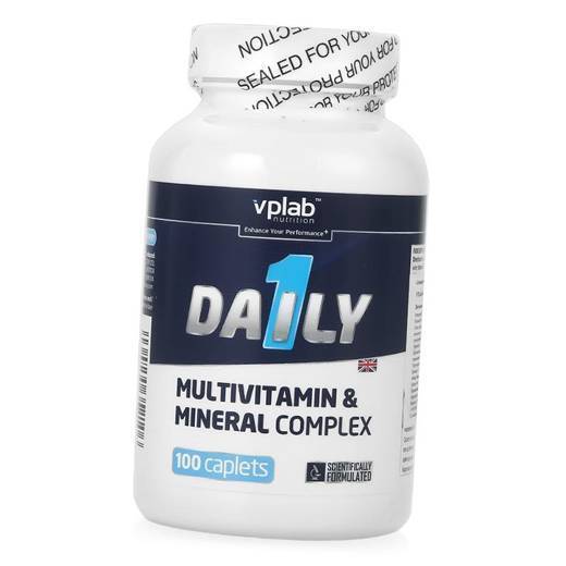

Мультивитамины и мультиминералы, Daily One, VP laboratory 100каплет (36099008)