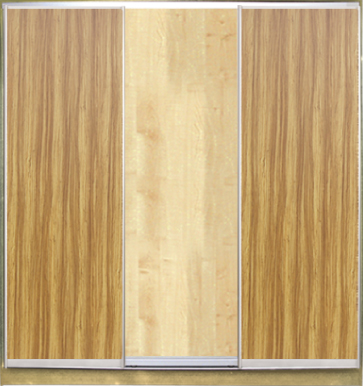 

Шкаф купе Luxe Studio Стандарт-1 ДСП-1 2100x2100x450 трехдверный