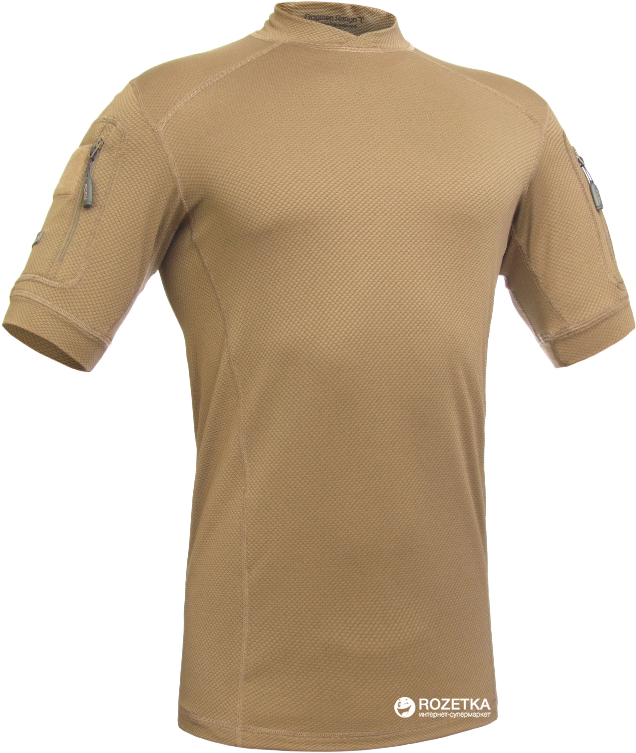 

Футболка тренировочная полевая P1G-Tac Frogman Range T Polartec Delta UA281-29991-D-CB L Coyote Brown