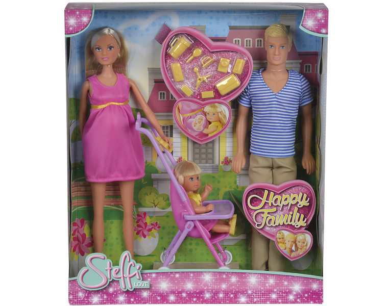 

Кукольный набор Счастливая семья Штеффи Simba 502-BR-20