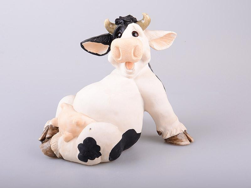 

ФИГУРКА ДЕКОРАТИВНАЯ «КОРОВА HELLO» 21 см Lefard 2600-BR-1181