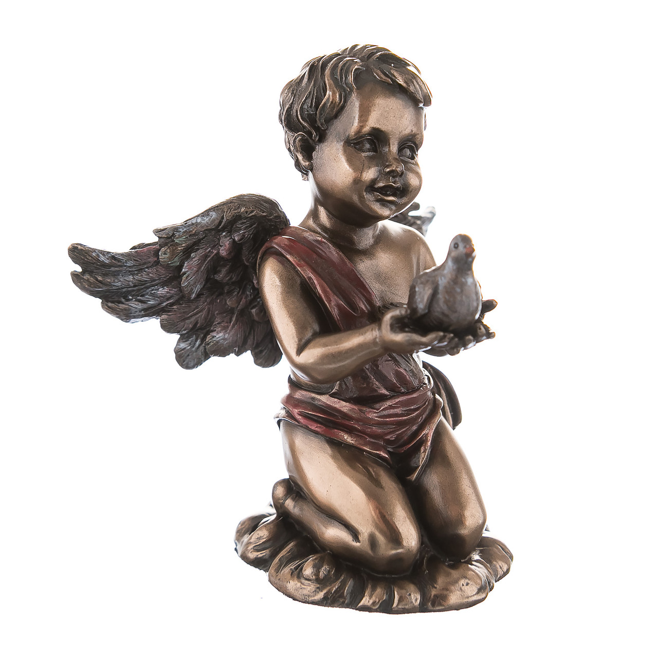 

СТАТУЭТКА «КУПИДОН С ГОЛУБКОЙ» 9 см Veronese 3616-BR-1182
