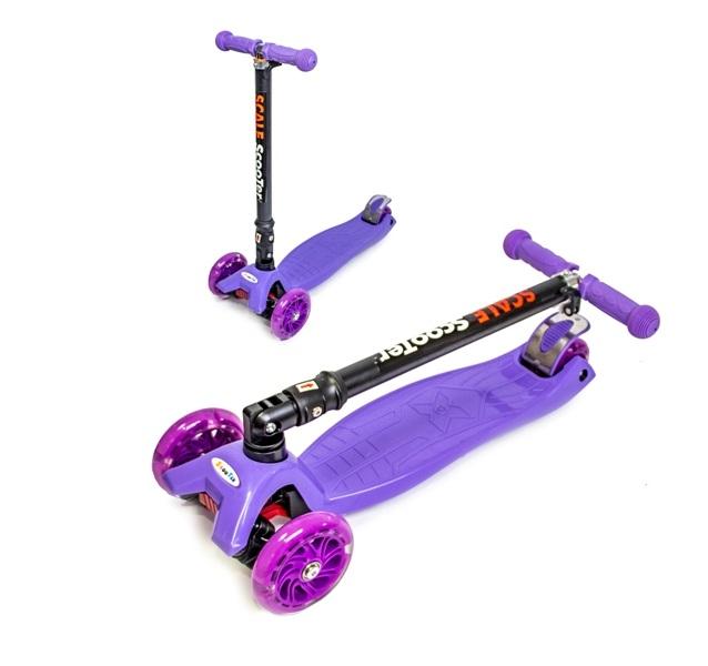

Детский трехколесный самокат Best Scooter Maxi "Фиолетовый" со складной ручкой (3 колесный) 1746331019
