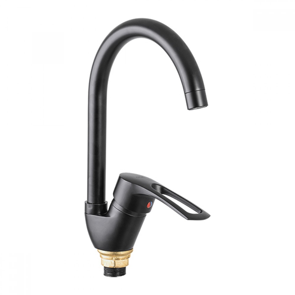 

Смеситель CRON Hansberg Ухо гайка G Black (23102)