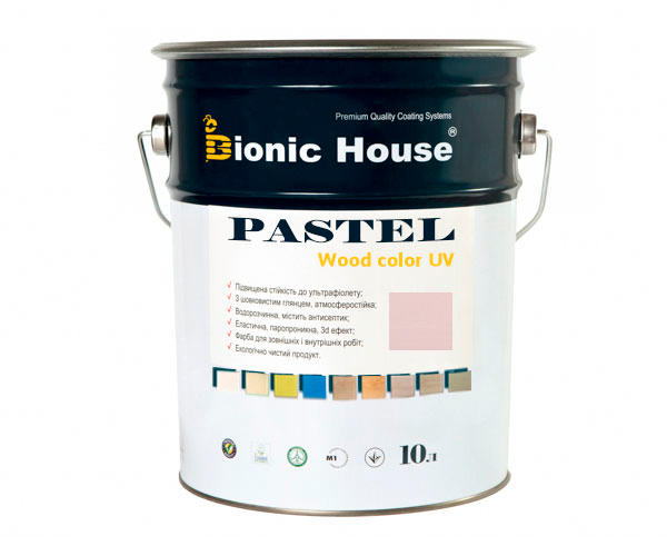 

Краска для дерева PASTEL Wood Color Bionic-House 10л Фиалка Р207