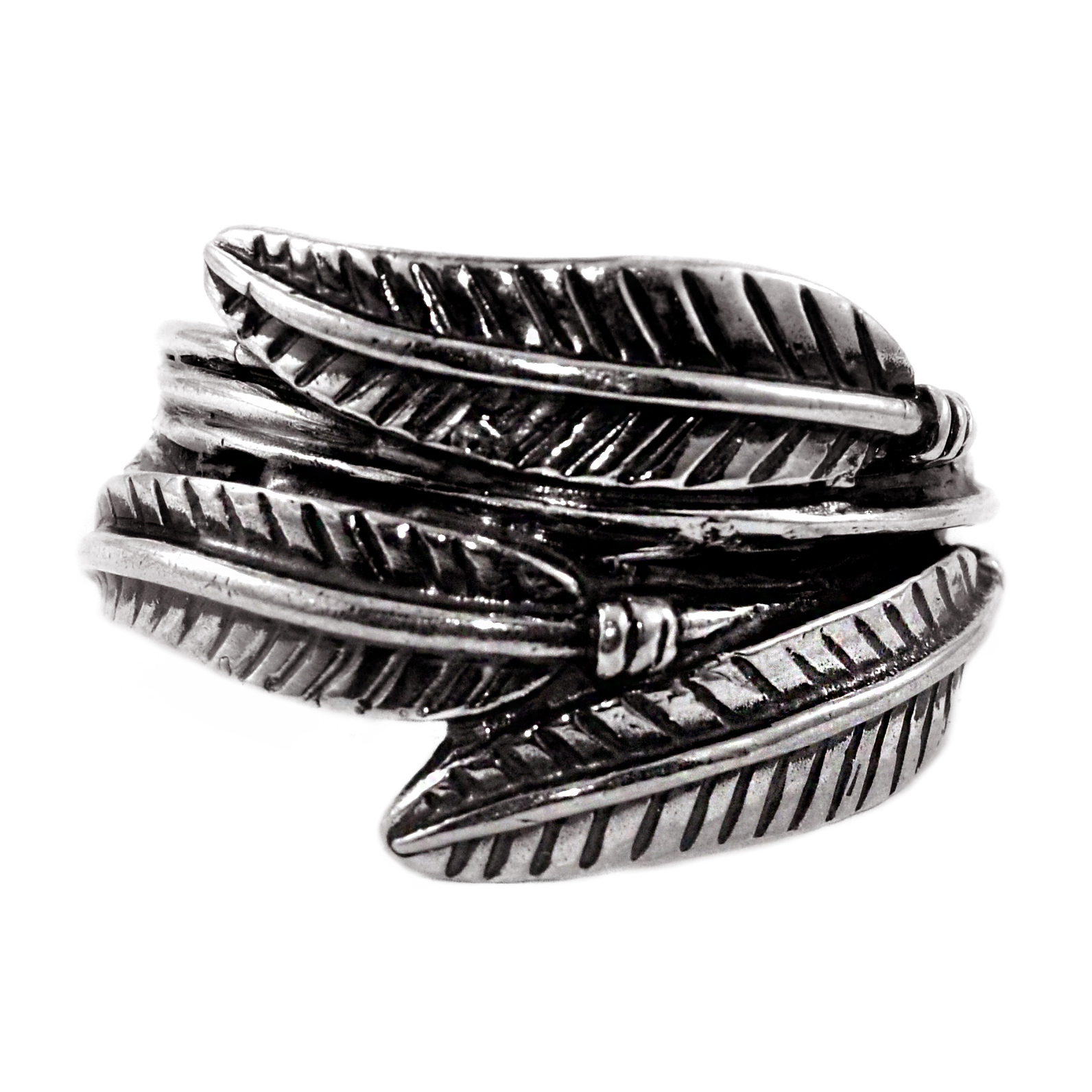 

Серебряное кольцо перстень EJ Feathers 15 EJK014