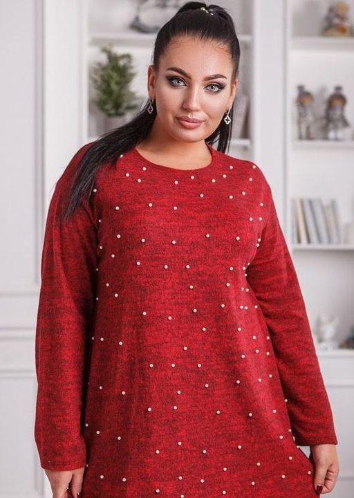 

Туника G&M k-62624 универсальный 50-60 Размер цвет бордовый