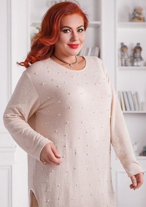 

Туника G&M k-62623 универсальный 50-60 Размер цвет пудра