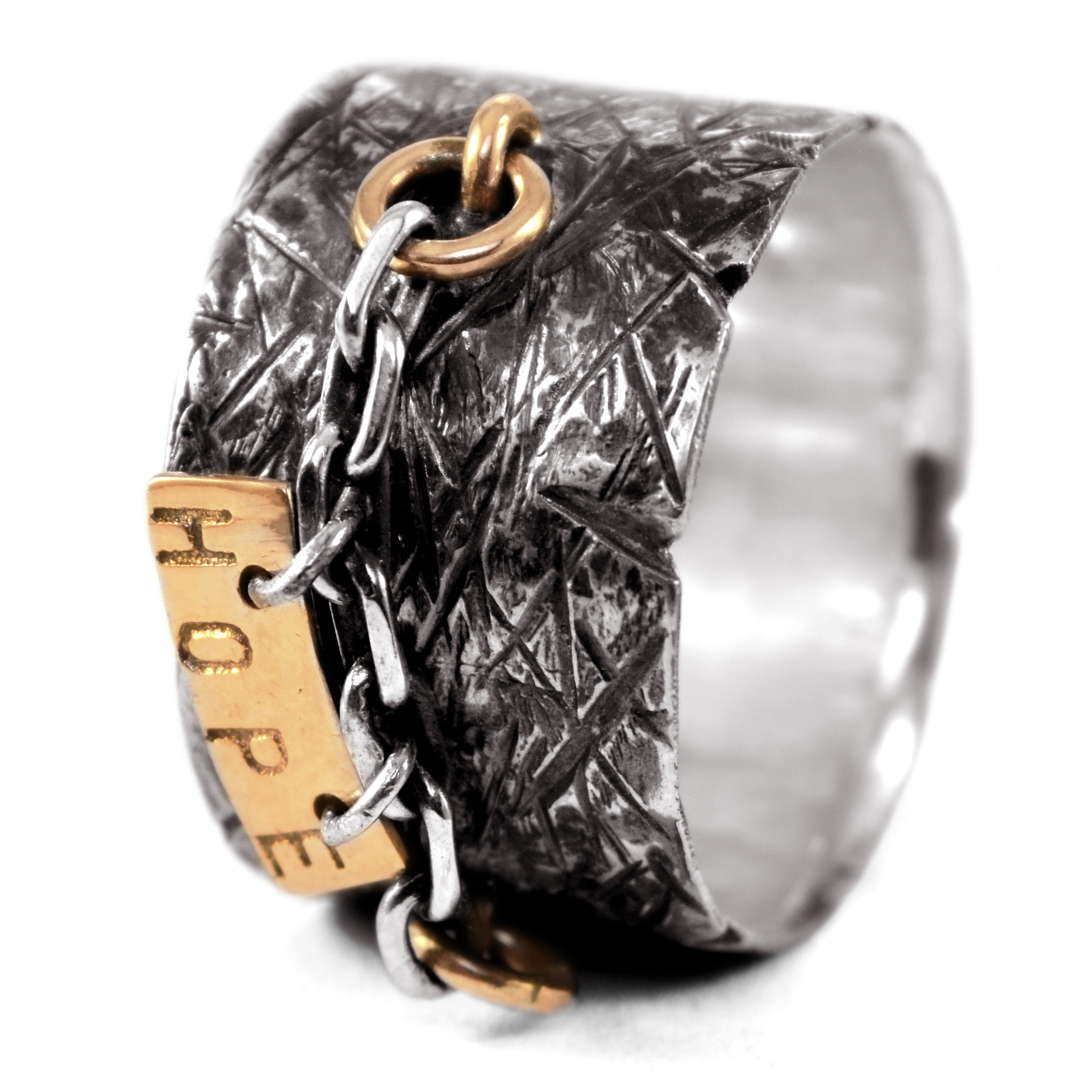 

Серебряное кольцо перстень с золотом EJ Hope 21.5 EJK021