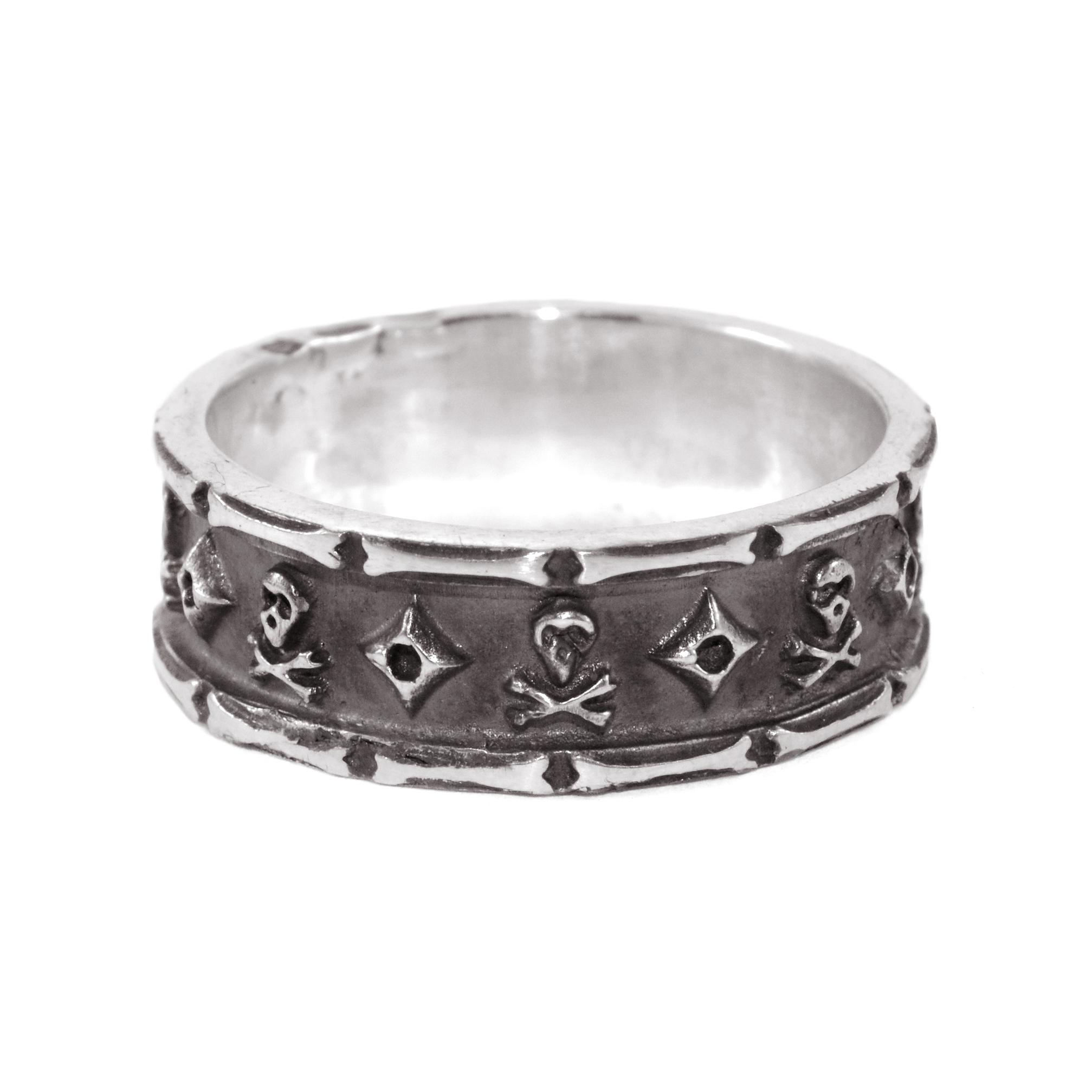 

Серебряное кольцо перстень EJ Jolly Roger 16.5 EJK061m