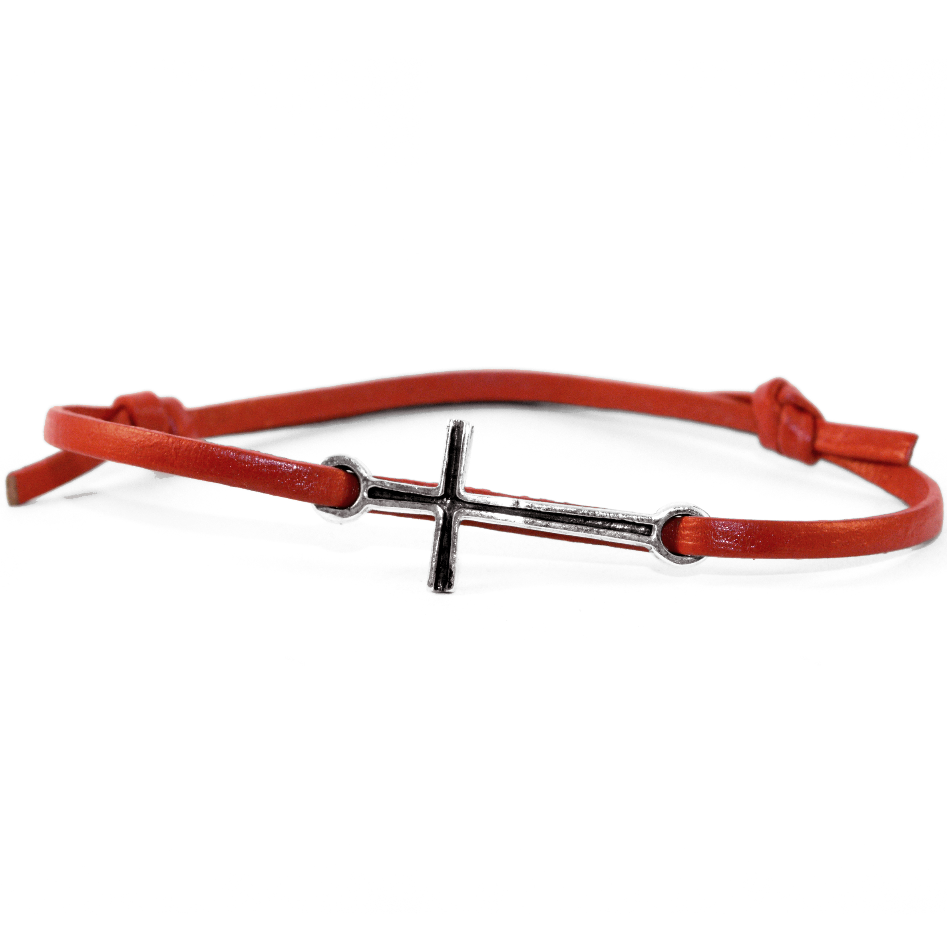 

Кожаный браслет с серебром EJ Cross EJB005-2