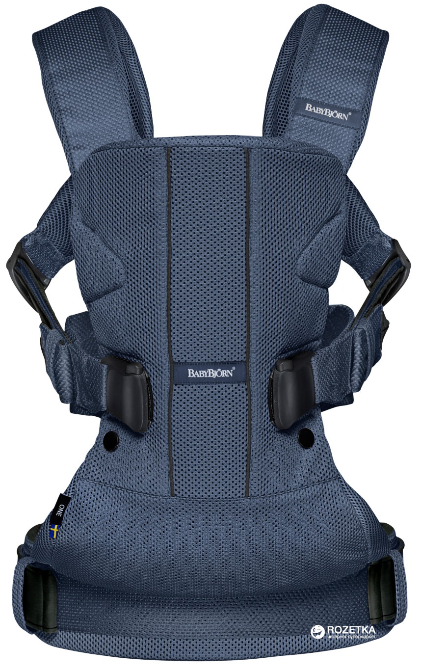 

Сумка-кенгуру Baby Bjorn Baby Carrier One Air Navy blue / Mesh (98008)