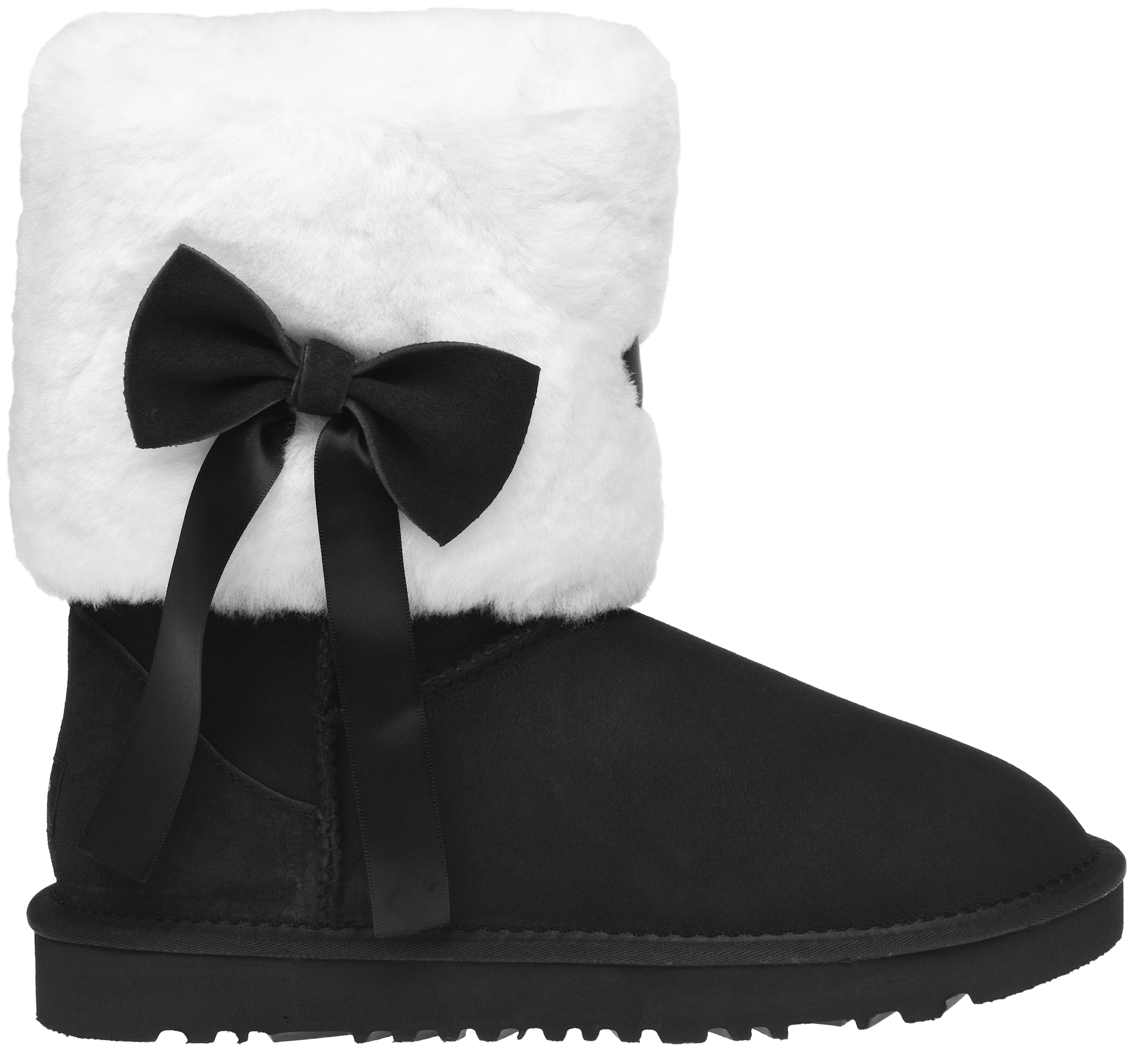 

Угги UGG Classic Short Fur Bow 117012 36 Black
