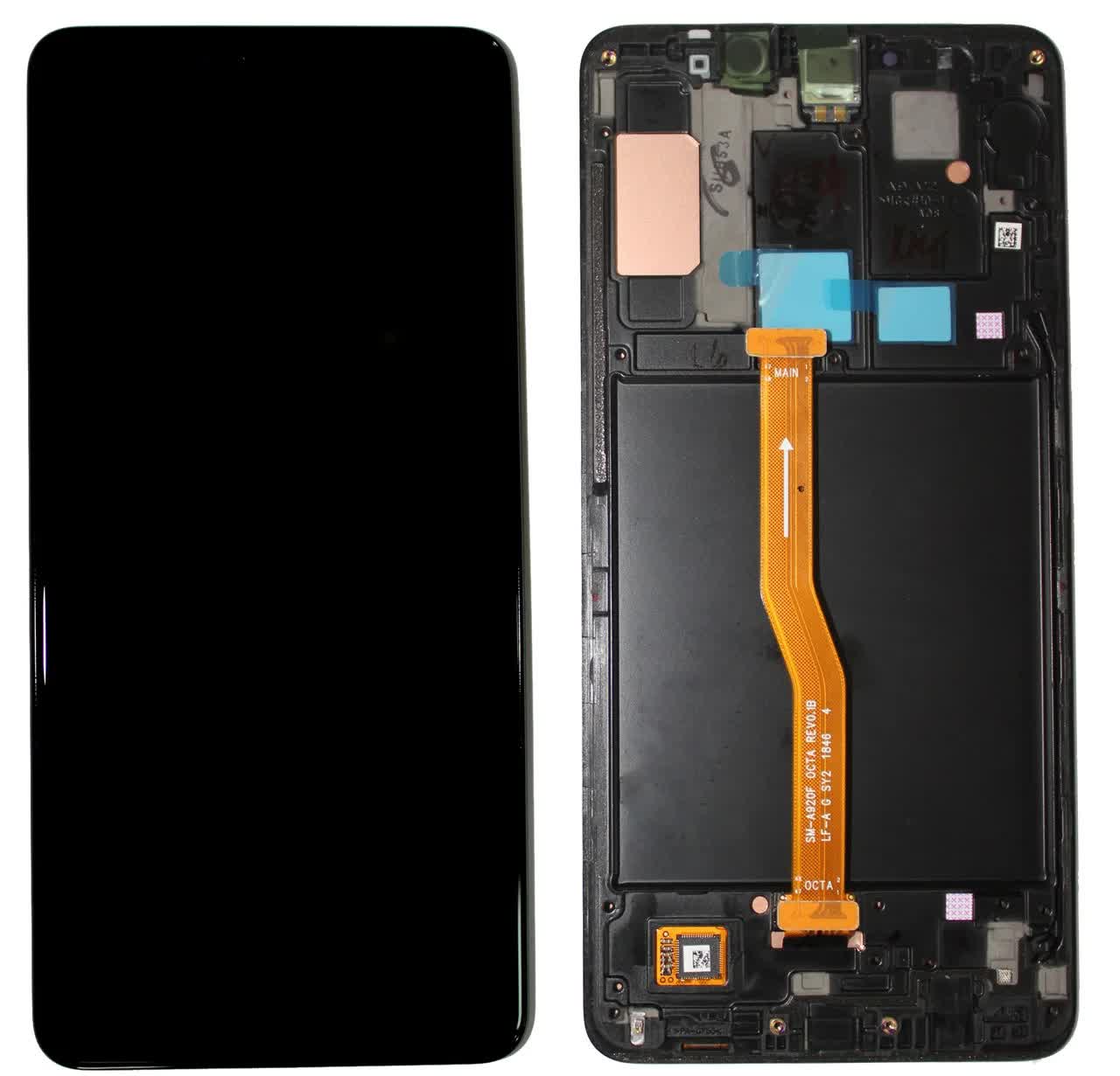 

Дисплей для Samsung А9 2018 A920 Black GH82 18308A с рамкой Service Original