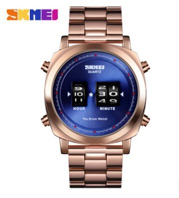 

Мужские наручные часы (1531 Cuprum-Blue) Skmei 44 мм Бронзовый 000018019