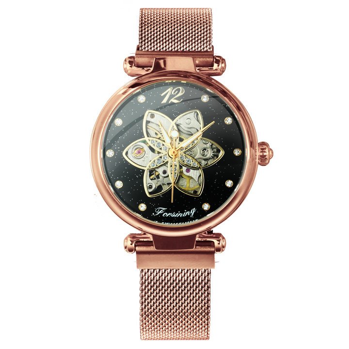 

Женские наручные часы (1171 Cuprum-Black) Forsining 33 мм Бронзовый 000018045