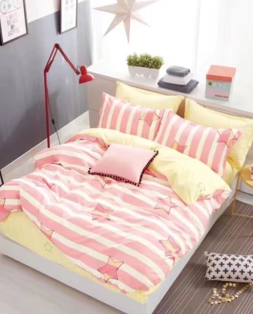 

Постельное белье Звездный бум CottonTwill 145х215 см Розвый 000018560