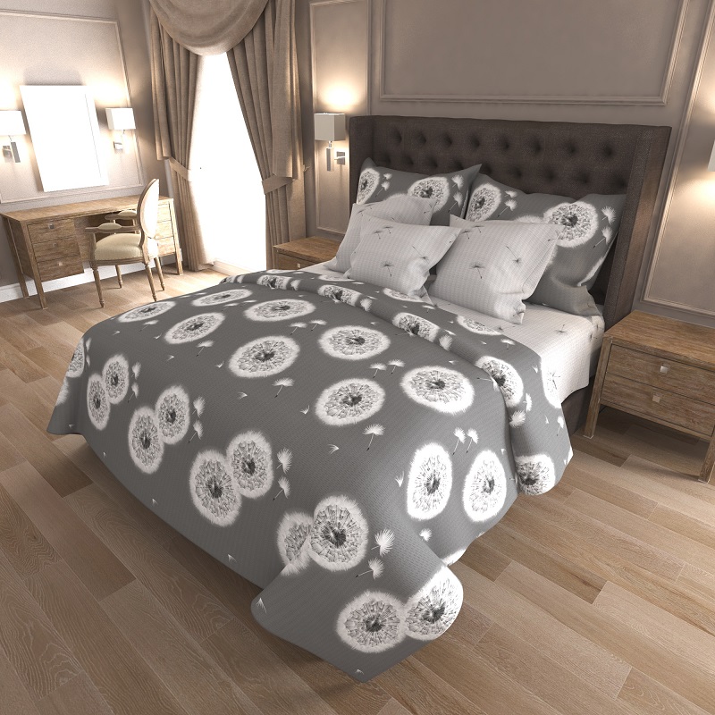 

Комплект постельного белья Уютная Жизнь Бязь Голд Семейный 150x220x2 (K-G-N-7496-A-B)