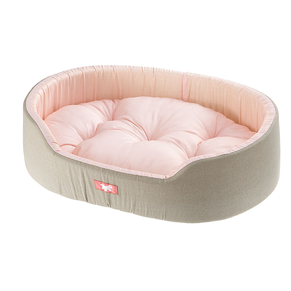 

Лежак для собак и кошек Ferplast Dandy С 95 95х60х23 см Розовый с серым (82945095 - Розовый)
