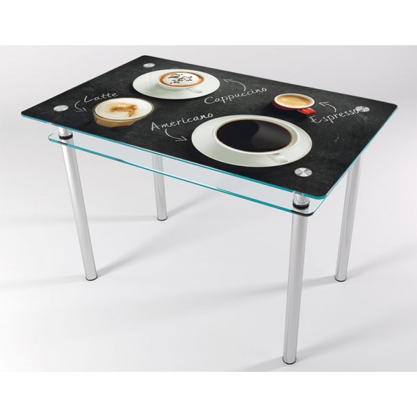 

Стол стеклянный "Jam" Американо KT-01 90х60 см