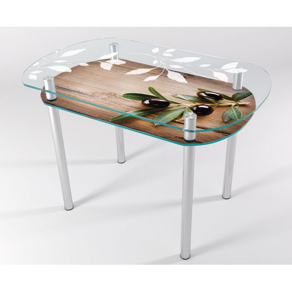 

Стол стеклянный "Jam" Италия KT-03 90х60 см