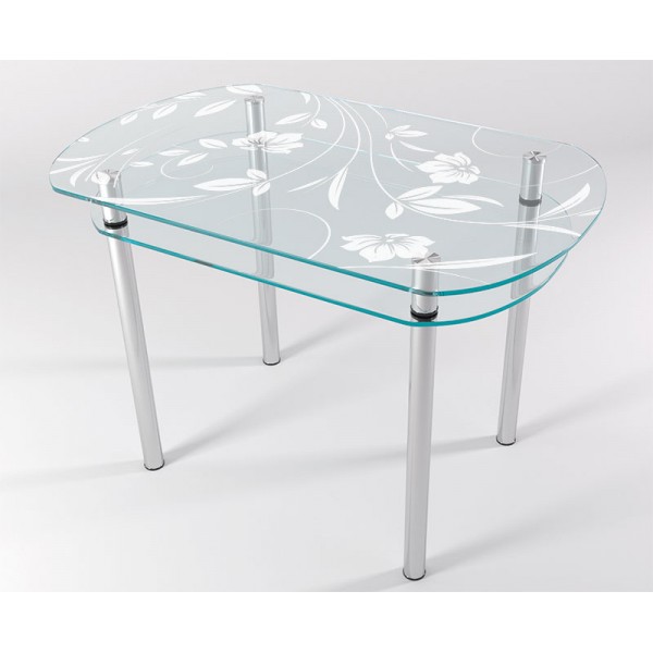 

Стол стеклянный "Jam" Лето KT-03 90х60 см