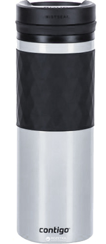 

Термокружка Contigo Glaze 470 мл Серебристая (1000-0774)
