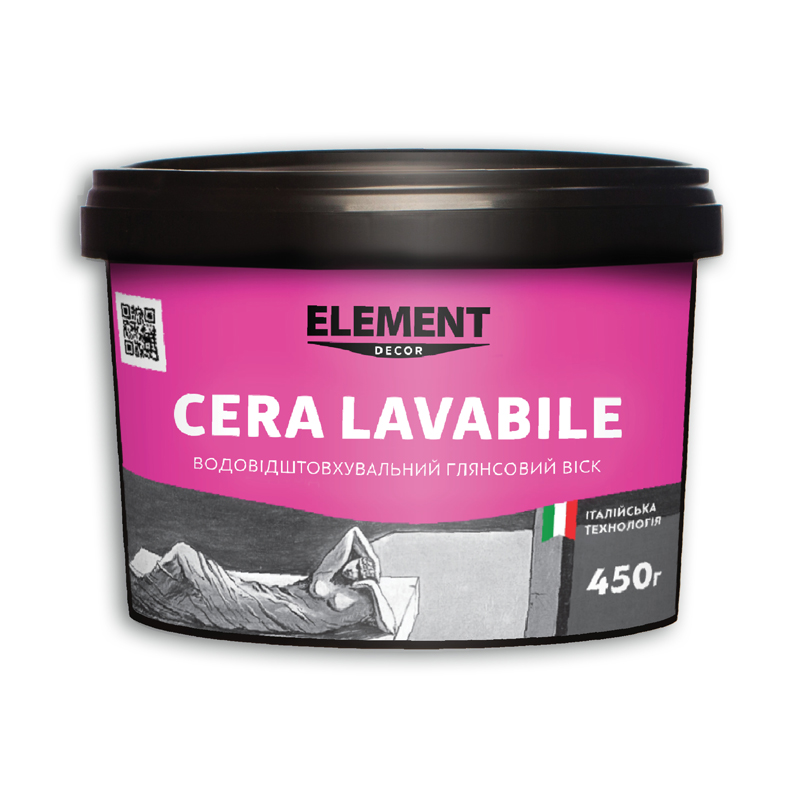 

Водоотталкивающий воск CERA LAVABILE ELEMENT DECOR 0.45 кг