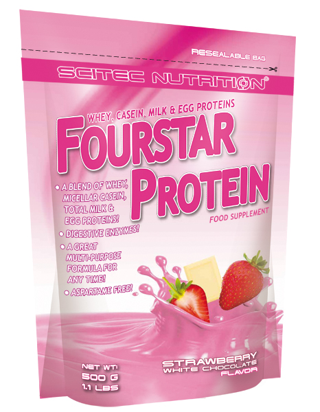 

Протеин Fourstar Protein 500g SCITEC NUTRITION йогурт