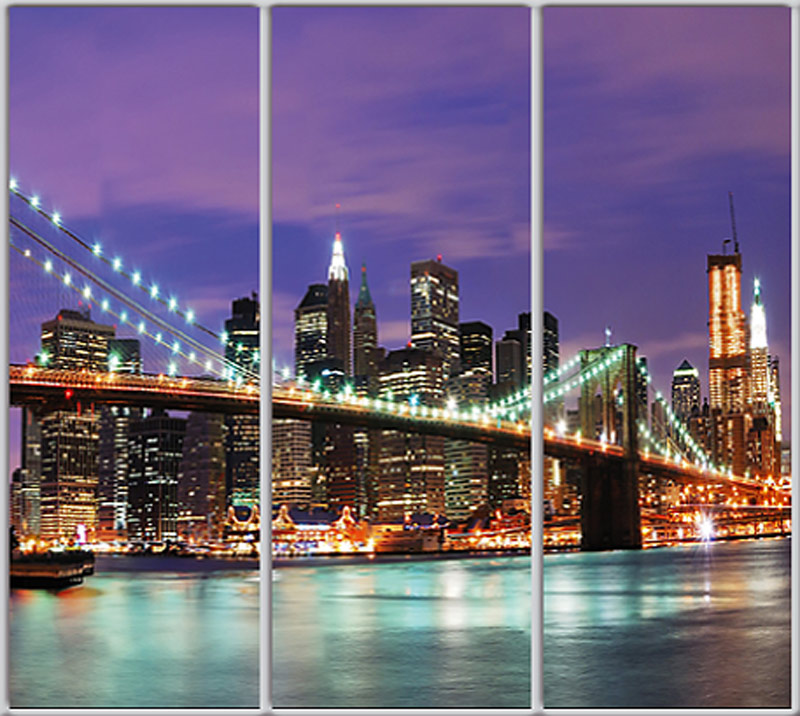 

Шкаф купе Luxe Studio Стандарт-1 Фотопечать Архитектура-95 2100x2100x450 трехдверный