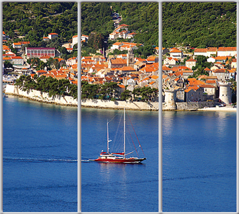 

Шкаф купе Luxe Studio Стандарт-1 Фотопечать Архитектура-49 2100x2200x450 трехдверный