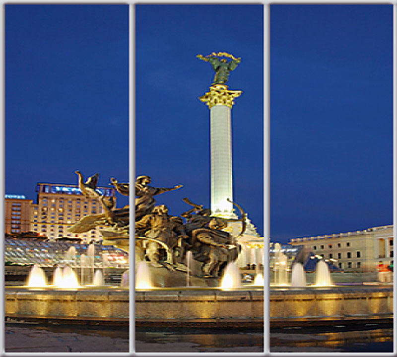 

Шкаф купе Luxe Studio Стандарт-1 Фотопечать Архитектура-92 2100x2200x450 трехдверный