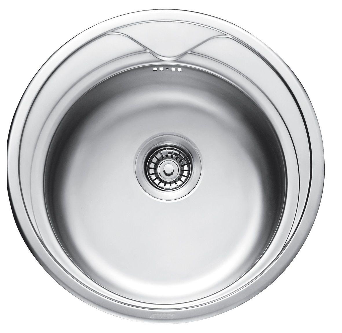 

7109 Мойка Cristal круглая врезная 510x180 Decor