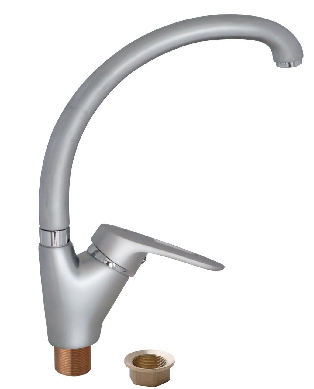 

Смеситель кухонный Cristal Favorit GNFF-203S-BIG SATIN МАТОВЫЙ
