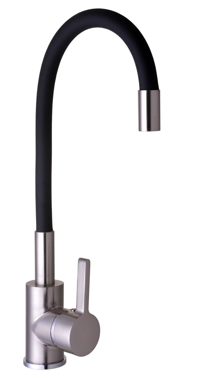 

Смеситель кухонный Domino DLR2-203 LR-StSTEEL-BLACK