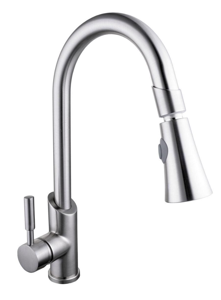

Смеситель кухонный Globus Lux LAZER GLLR-1031 с вытяжной лейкой