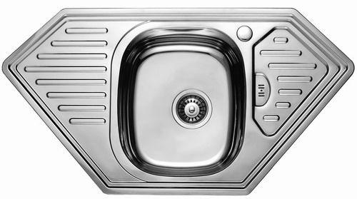 

7801 Мойка Cristal угловая врезная 950x500х180 Decor