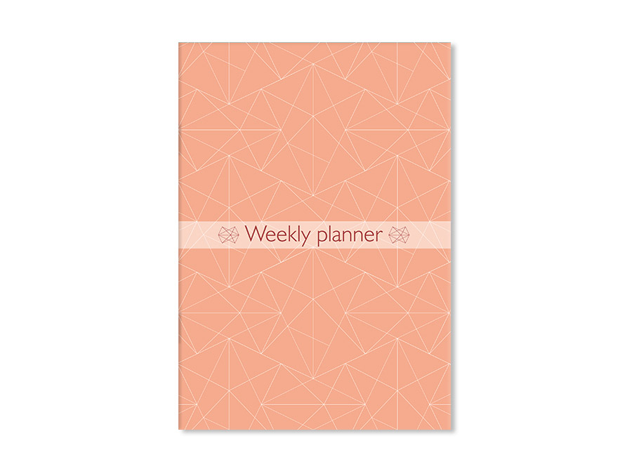 

Зошит-планер недатований Vit Design "Weekly Planner", 15*21 см, Orange