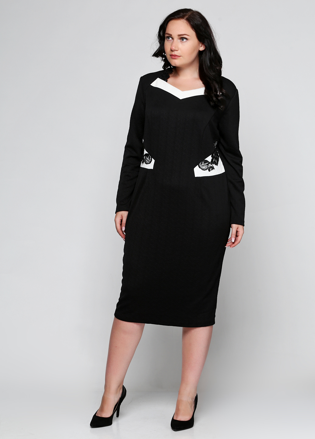 

Платье повседневное UT PL154 1003 50 черный