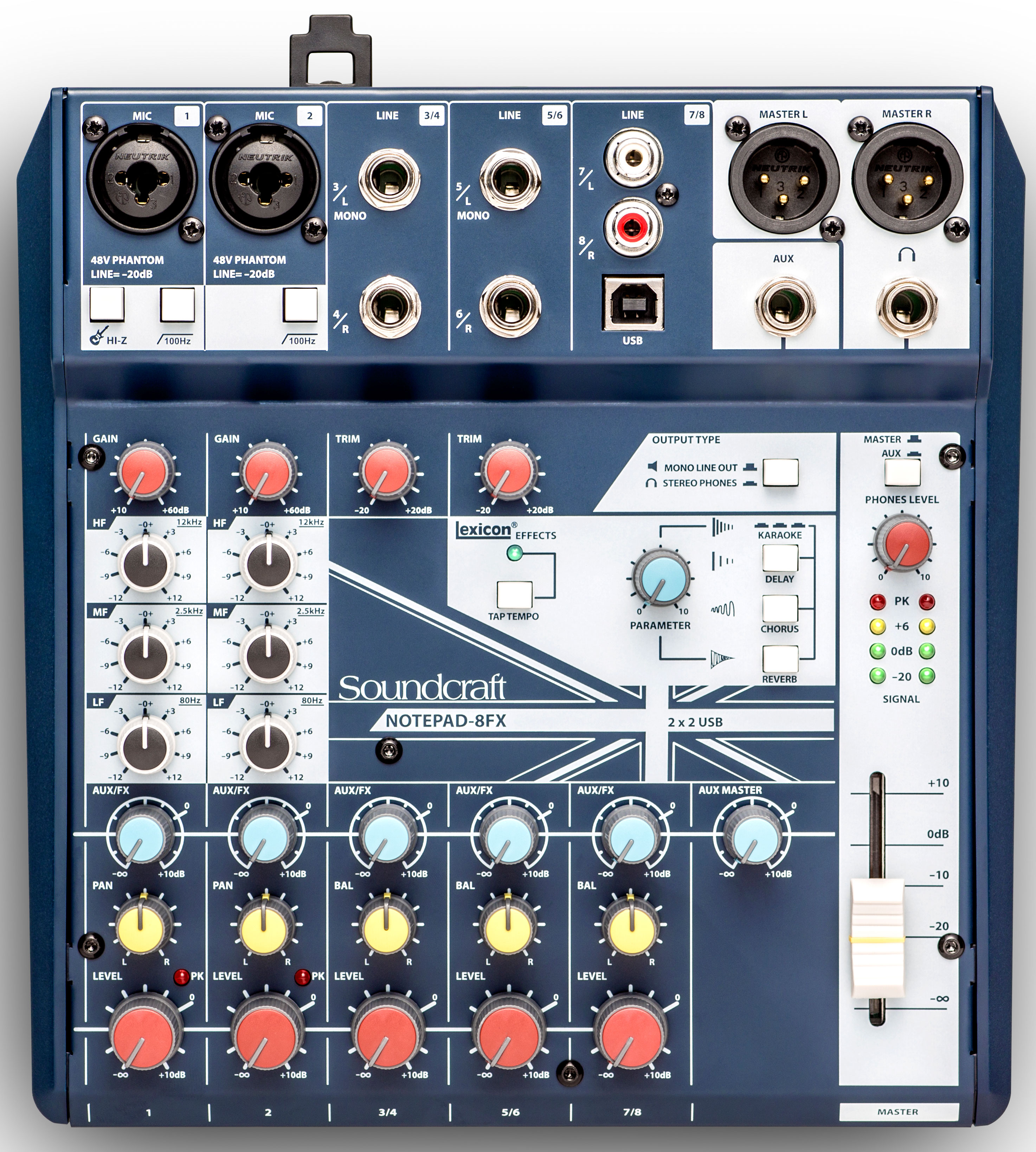 

Микшерный пульт Soundcraft Notepad-8FX (Notepad-8FX)