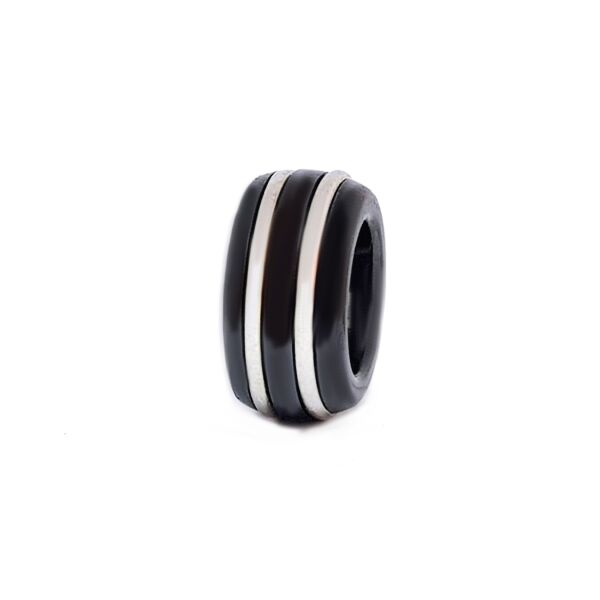 

Серебряная бусина "Loire Black"