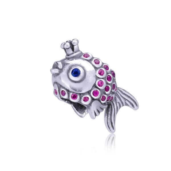 

Серебряная бусина "Fairy fish"