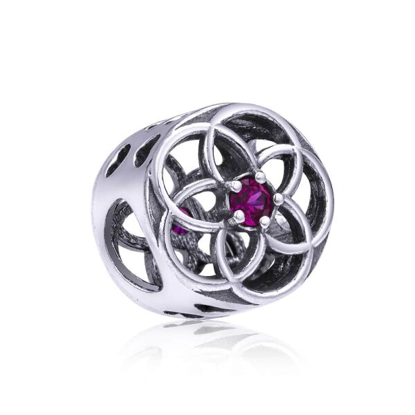 

Серебряная бусина "Moonflower"