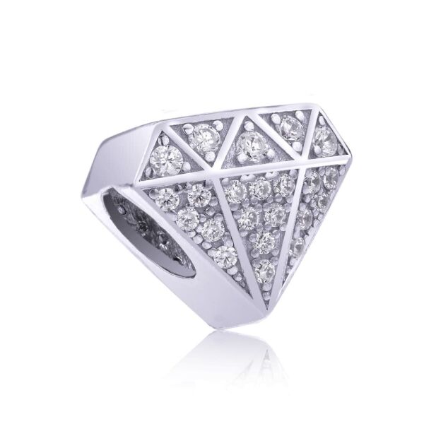 

Серебряная бусина "Crystalline"