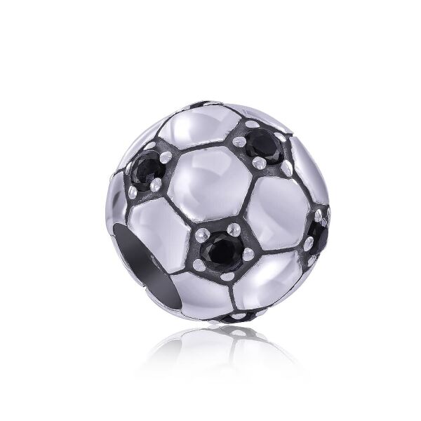 

Серебряная бусина "Football"
