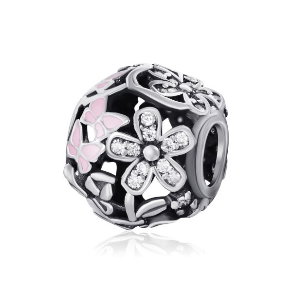 

Серебряная бусина П5Ф/7025