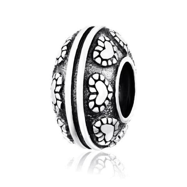 

Серебряная бусина П5/740